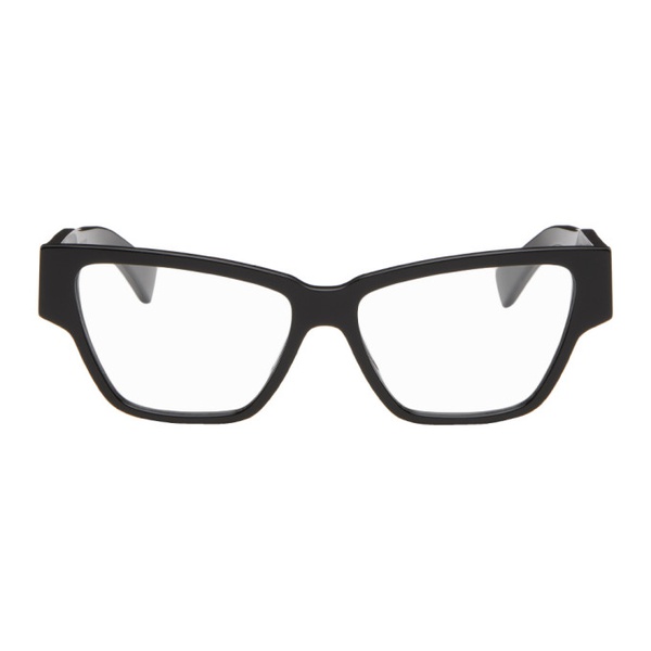 보테가베네타 보테가 베네타 Bottega Veneta Black Cat-Eye Glasses 242798F004004