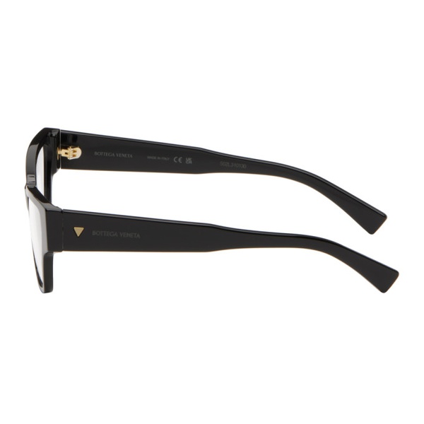 보테가베네타 보테가 베네타 Bottega Veneta Black Cat-Eye Glasses 242798F004004