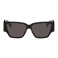 보테가 베네타 Bottega Veneta Black Bold Triangle Stud Squared Sunglasses 242798F005008