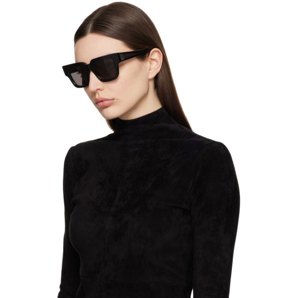 보테가베네타 보테가 베네타 Bottega Veneta Black Tri-Fold Square Sunglasses 242798F005012