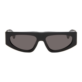 보테가 베네타 Bottega Veneta Black Rectangular Sunglasses 242798F005026