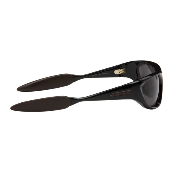 보테가베네타 보테가 베네타 Bottega Veneta Black Wrapped Sport Acetate Sunglasses 242798F005039