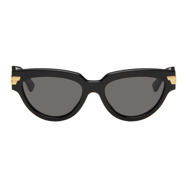 보테가베네타 보테가 베네타 Bottega Veneta Black Cat-Eye Sunglasses 242798F005047