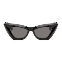 보테가 베네타 Bottega Veneta Black Angle Pointed Cat-Eye Sunglasses 242798F005050