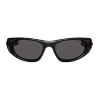 보테가 베네타 Bottega Veneta Black Wraparound Sunglasses 242798M134002