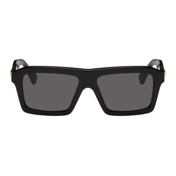 보테가베네타 보테가 베네타 Bottega Veneta Black Rectangular Sunglasses 242798M134008
