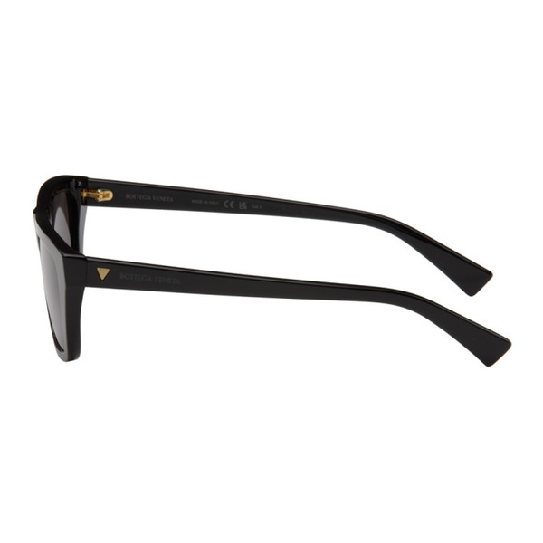 보테가베네타 보테가 베네타 Bottega Veneta Black Rectangular Sunglasses 242798M134031