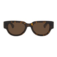 보테가 베네타 Bottega Veneta Brown Tri-Fold Sunglasses 242798M134032