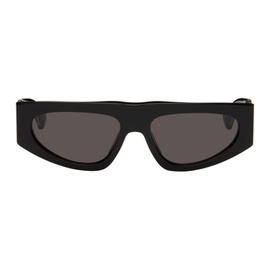 보테가 베네타 Bottega Veneta Black Rectangular Sunglasses 242798M134034
