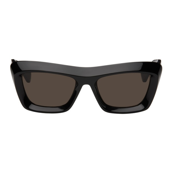 보테가베네타 보테가 베네타 Bottega Veneta Black Cat-Eye Sunglasses 242798M134042