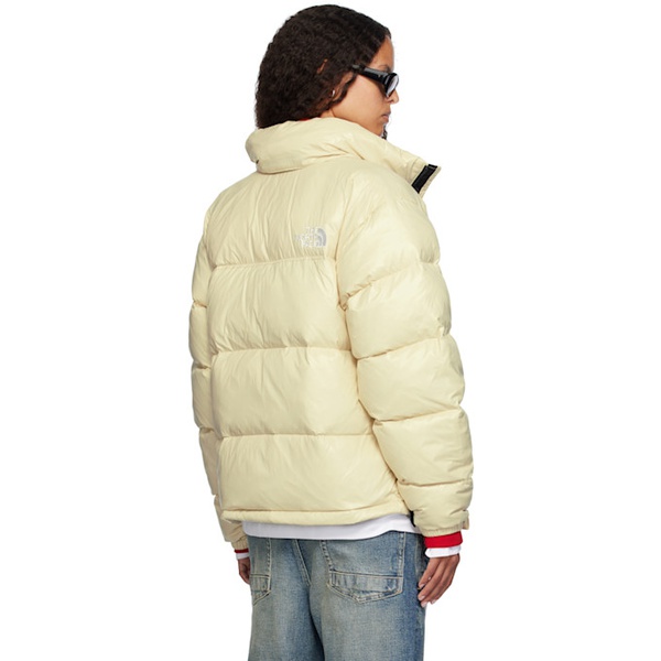 노스페이스 The North Face SSENSE Exclusive Beige 1996 Retro Shine Nuptse Down Jacket 242802F061000