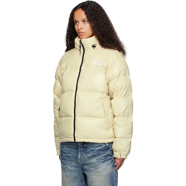 노스페이스 The North Face SSENSE Exclusive Beige 1996 Retro Shine Nuptse Down Jacket 242802F061000