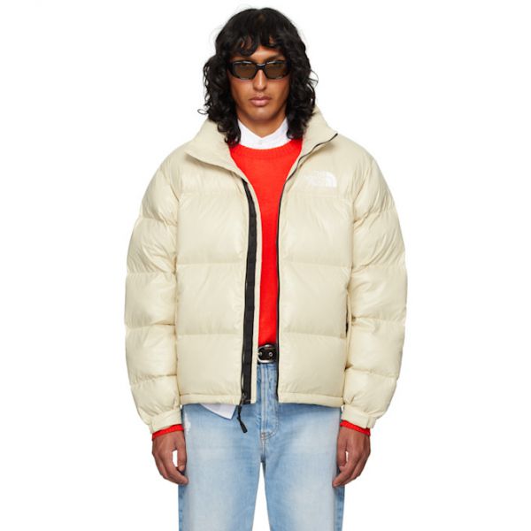 노스페이스 The North Face SSENSE Exclusive Beige 1996 Retro Nuptse Down Jacket 242802M178000