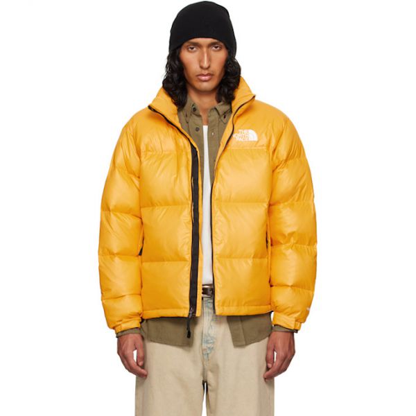 노스페이스 The North Face SSENSE Exclusive Orange 1996 Retro Nuptse Down Jacket 242802M178004