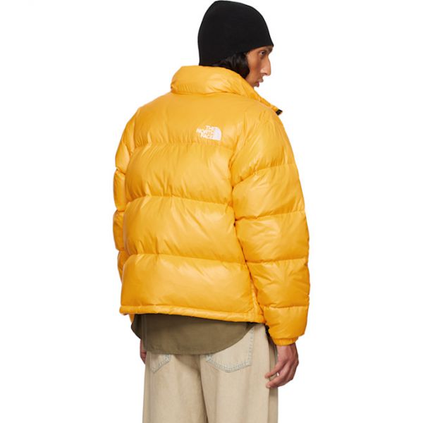노스페이스 The North Face SSENSE Exclusive Orange 1996 Retro Nuptse Down Jacket 242802M178004