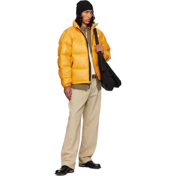 노스페이스 The North Face SSENSE Exclusive Orange 1996 Retro Nuptse Down Jacket 242802M178004
