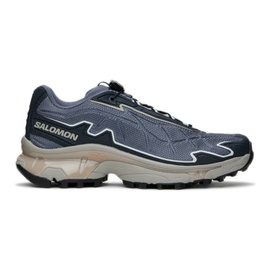 살로몬 Salomon Gray & Navy XT-Slate Sneakers 242837M237016