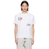다임 Dime White Classic Portal T-Shirt 242841M213013