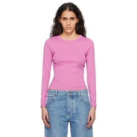 FLORE FLORE Pink Max Long Sleeve T-Shirt 242924F110007