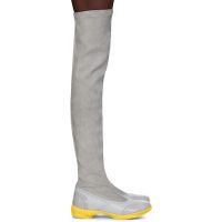 Kiko Kostadinov Gray Sonia High Boots 242985F115002