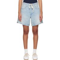 Citizens of Humanity Blue Brynn Drawstring Denim Shorts 251030F088001