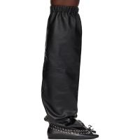 August Barron Black Level Flat Thigh High Tall Boots 251098F115006