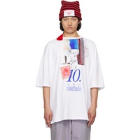 Charles Jeffrey LOVERBOY White Oversized 10 Year T-shirt 251101M213002