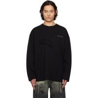 Feng Chen Wang Black Oversized 2in1 T-shirt 251107M204001