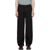 NORSE PROJECTS Black Ragnar Fine Broken Twill Trousers 251116M191024