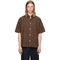 NORSE PROJECTS Brown Mo Oversized Fil Coupe S/S Shirt 251116M192009