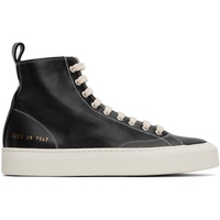 Common Projects Black Tournament High Sneakers 251133M236003