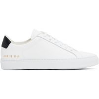 Common Projects White Retro Classic Sneakers 251133M237045