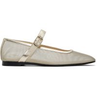 Le Monde Beryl Gold Mary Jane Ballerina Flats 251226F118020