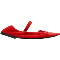 Proenza Schouler Red Glove Mary Jane Ballerina Flats 251288F118001