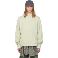 POST ARCHIVE FACTION (PAF) Yellow 8.0 Center Hoodie 251351M202004