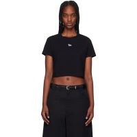 Maison Kitsune Black Baby Fox Patch T-shirt 251389F110020