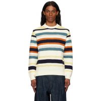 Maison Kitsune Multicolor Comfort Striped Sweater 251389M201010