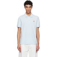 Maison Kitsune Blue Fox Head Patch Regular Polo 251389M212033