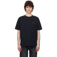 Maison Kitsune Black Bold Fox Head Patch Comfort T-shirt 251389M213013