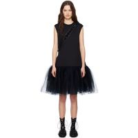 Simone Rocha Black Relaxed Ballet Tutu Midi Dress 251405F054010