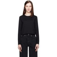 Loulou de Saison Black Masal Long Sleeve T-shirt 251473F110008