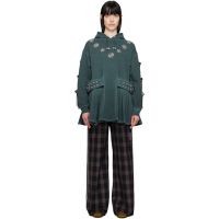 Chopova Lowena Blue Dallas Sweat Minidress 251529F052002