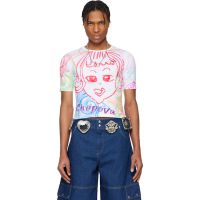 Chopova Lowena White Its Me! Short Sleeve Jersey T-shirt 251529M213001