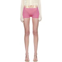 Isa Boulder SSENSE Exclusive Pink Knitted Malley Shorts 251541F088004