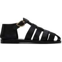 Ancient Greek Sandals Black Homeria 251674F124038