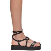 Ancient Greek Sandals Black Aristea 251674F124046