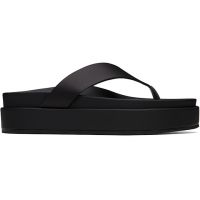 Ancient Greek Sandals Black Charys 2flatform Flip-Flops 251674F124075