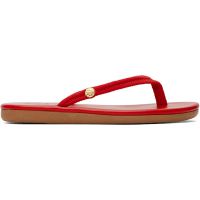 Ancient Greek Sandals Red Saionara Rope Flip-Flops 251674F124082
