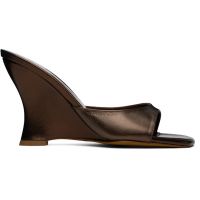 Maryam Nassir Zadeh Brown Lido Wedge Heeled Sandals 251779F125017