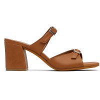 Maryam Nassir Zadeh Tan Una Heeled Sandals 251779F125032